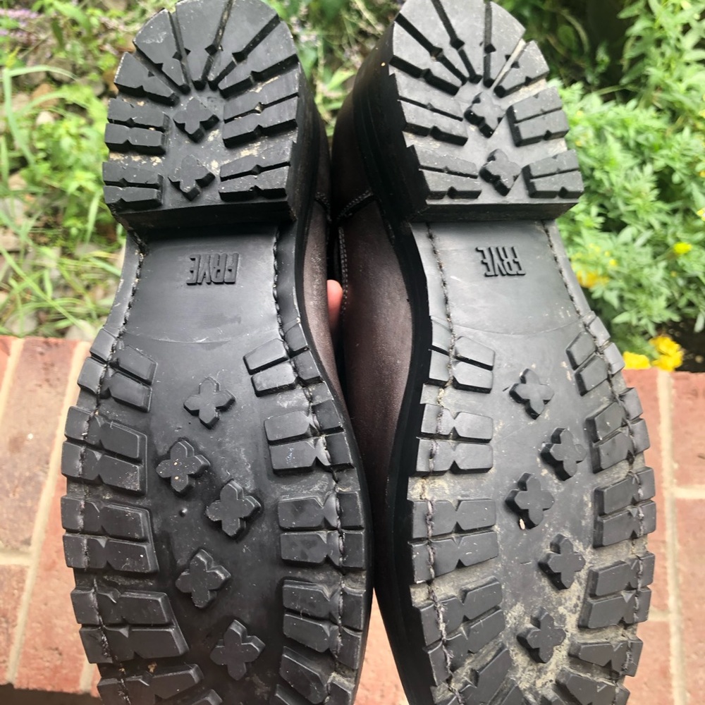 EUC  Frye Natalie RARE Mid Engineer FUR moto - Picture 12 of 15